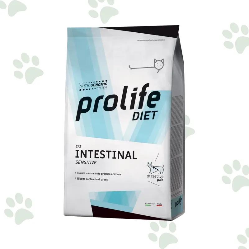 Prolife Intestinal Sensitive Cibo Secco Gatto Adulto