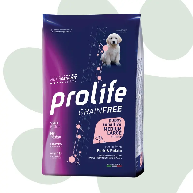 Prolife maiale e patate 2,5kg - Cibo per cani
