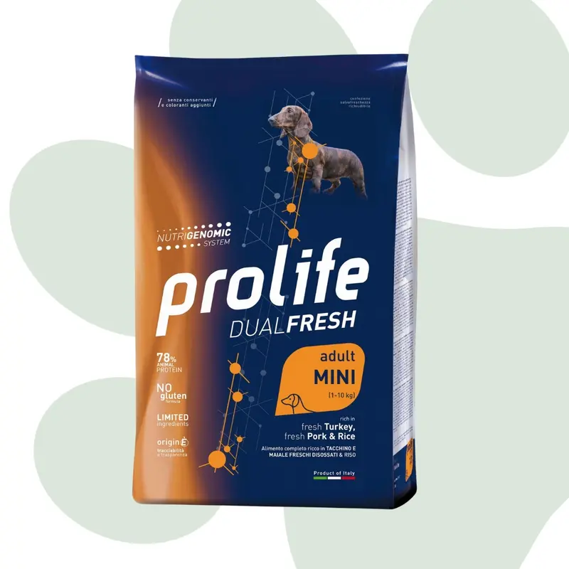 Prolife tacchino maiale e riso 2kg - Cibo per cani