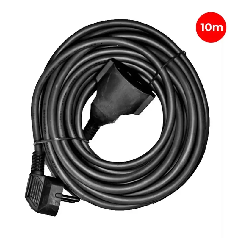 Prolongador con 1 Toma 2P+T 16A 250V 10m de Cable H05VV-F 3G1,5mm²