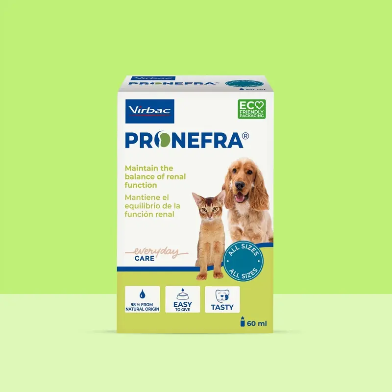 Pronefra® | Suspensión Oral para Apoyo de la Función Renal en Perros y Gatos
