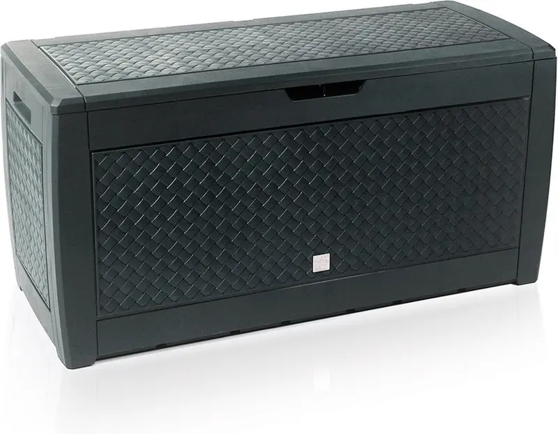Prosperplast opbergbox - antraciet - kunststof - 310 liter - 119 x 48 x 60 cm
