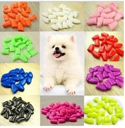 Protectores de Uñas de Silicona para Perros - 100 Unidades | Mascotalux