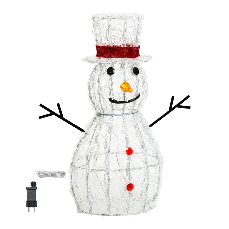 Pupazzo di Neve 3D - Pupazzo di neve luminoso