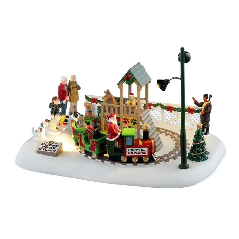 Puppy Play Park (cod. 54456) - Accessorio da tavolo Lemax