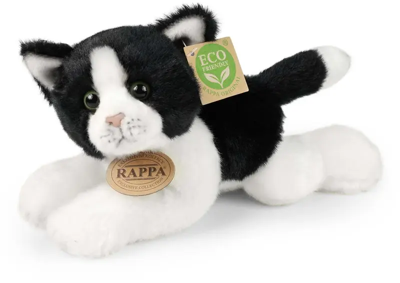 Rappa pluche kat 23 cm milieuvriendelijk - uni