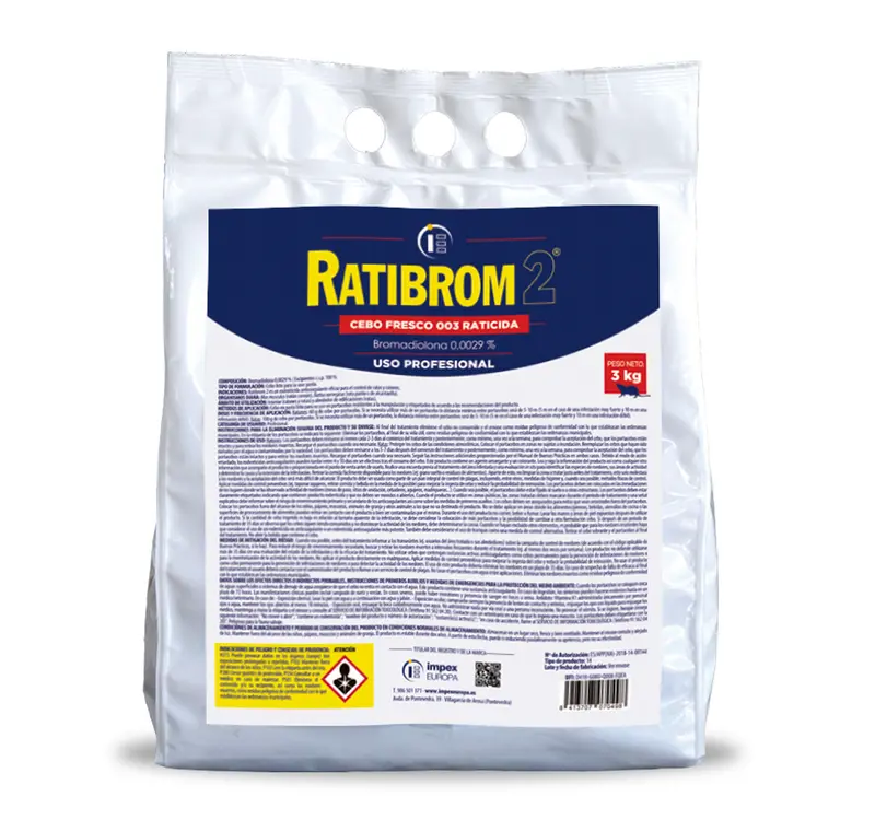 RATIBROM-2 BOLSA 3KG.
