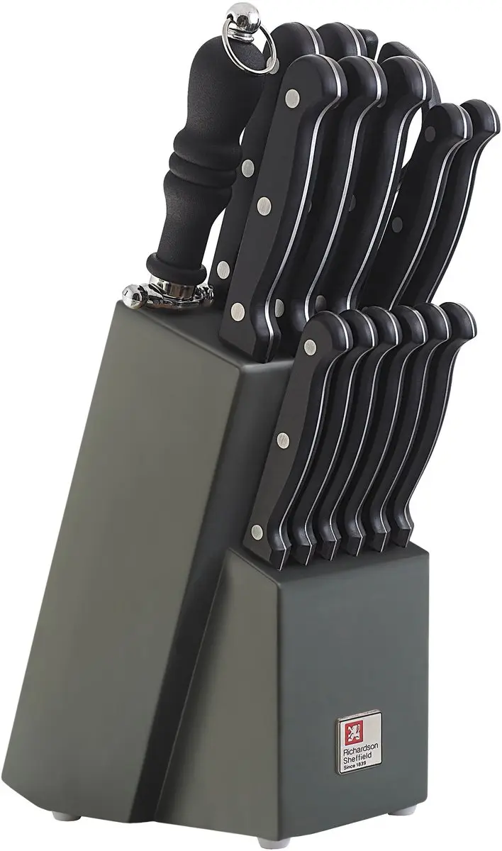 Richardson sheffield - artisan - messenblok - 15-delig - 15 personen - zwart