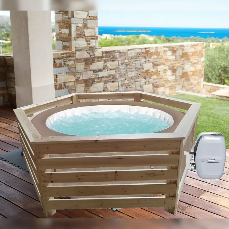 Rivestimento Esagonale Piscina Fuori Terra 180-185cm