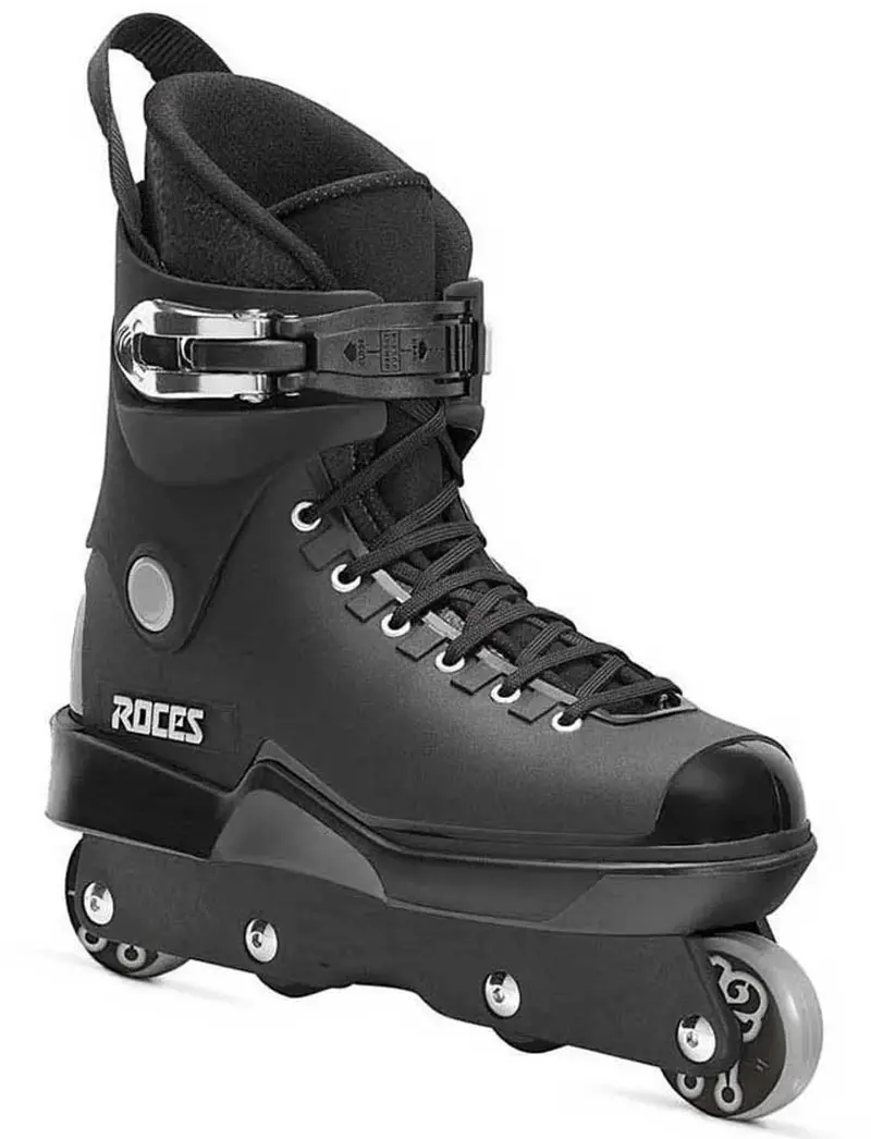 Roces m12 ufs stunt skates zwart - volwassenen - ufs frame high-impact shell - maat 48
