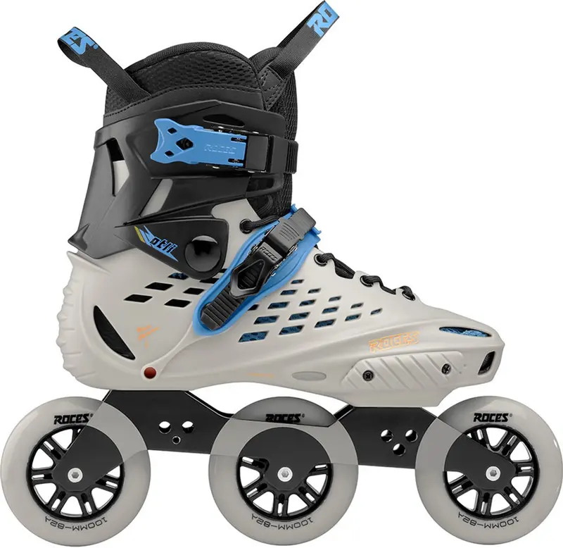 Roces otli tif 100 skeelers volwassenen - 4x100mm wielen - fitness speed inline skates - grijs zwart - maat 46