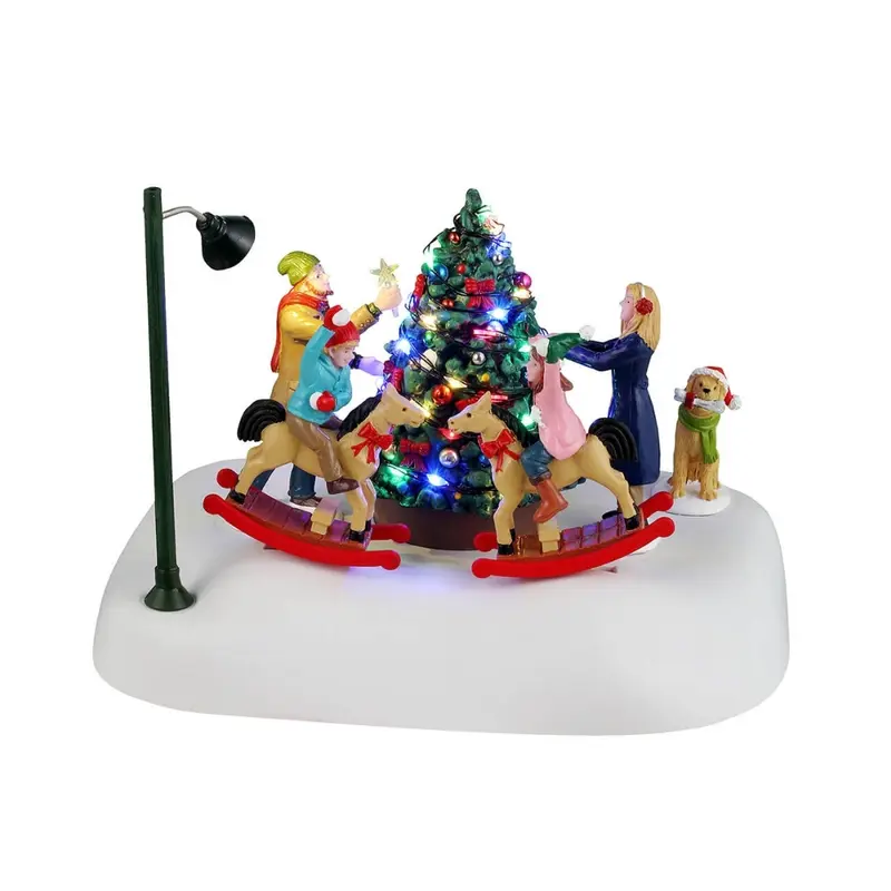 Rockin' Around the Christmas Tree (cod. 44321) - Famiglia felice Lemax