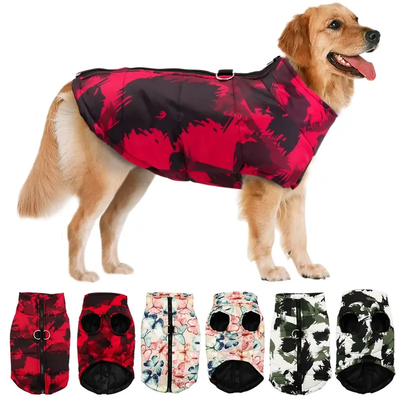 Ropa Impermeable Para Perros Pequeño grandes invierno Abrigo Chaqueta Pitbull