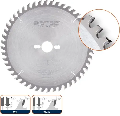 Rotec hm schulp- en afkortzaagblad, ø250x2,8x30mm z=40 wz - 5542030 - 554.2030