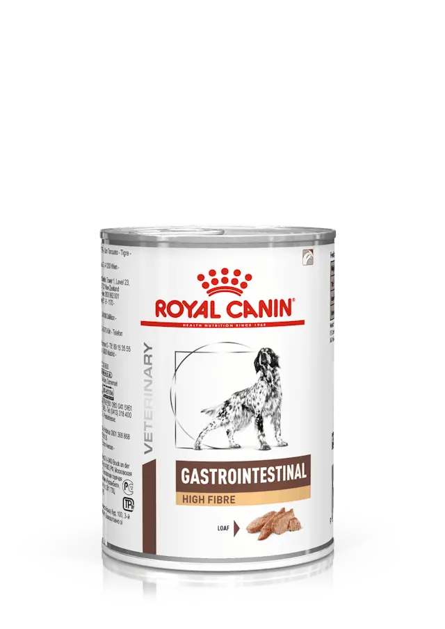 ROYAL CANIN Gastrointestinal High Fibre| Pack de latas de 12 x 410 g para perros adultos