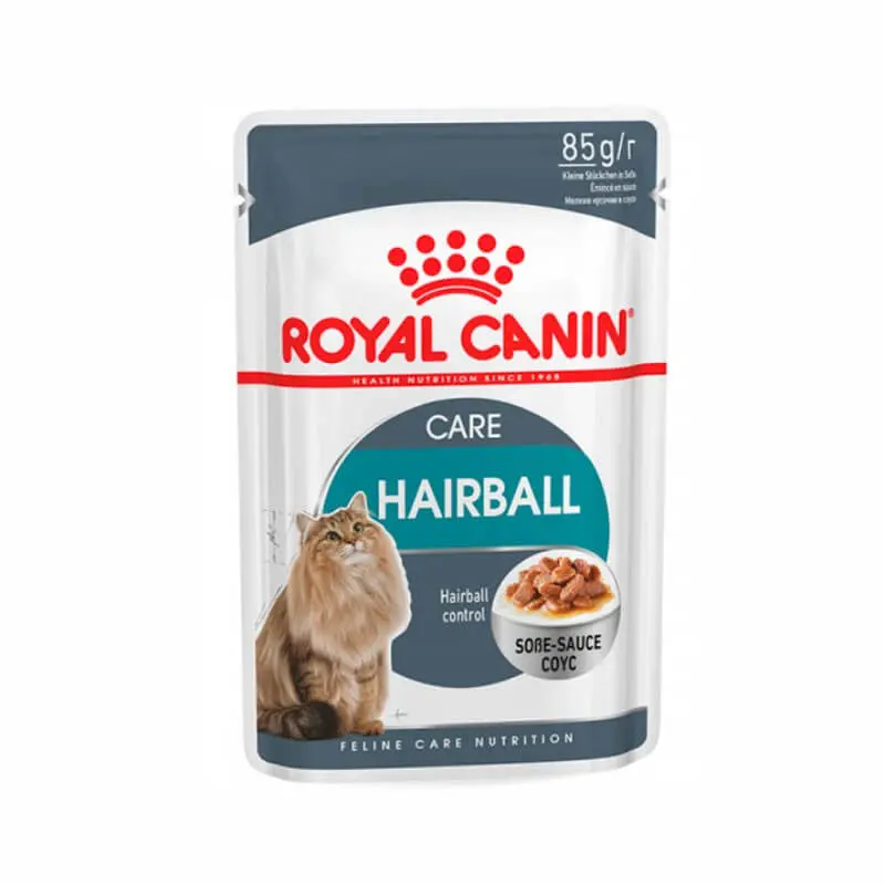 ROYAL CANIN Hairball Care Gravy Pouch | Pack de 12 x 85g para gatos