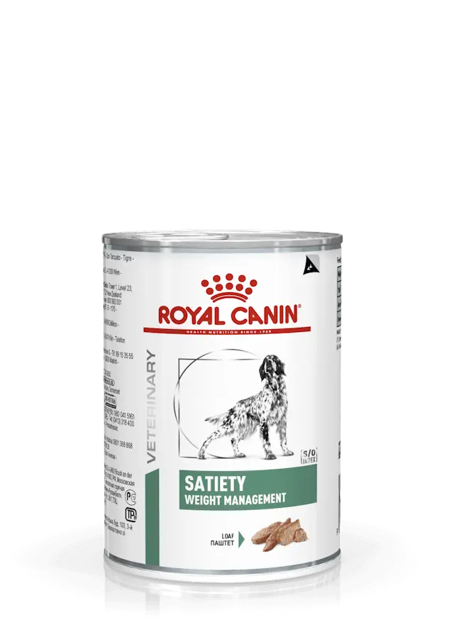 🐾 ROYAL CANIN Satiety Weight Management | Pack 12 latas para perros adultos