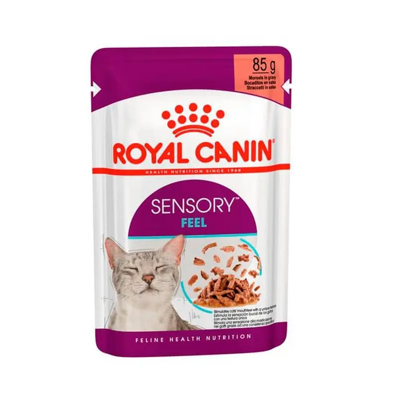 ROYAL CANIN Sensory Feel Gravy Pouch | Pack de 12 x 85 g para gatos
