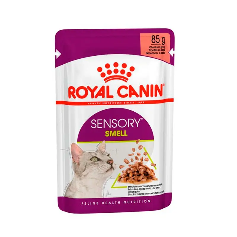 ROYAL CANIN Sensory Smell Gravy Pouch | Pack de 12 x 85 g para gatos