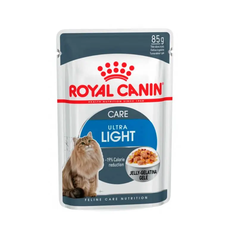 ROYAL CANIN Ultra Light Jelly Pouch | Pack de 12 x 85 g para gatos