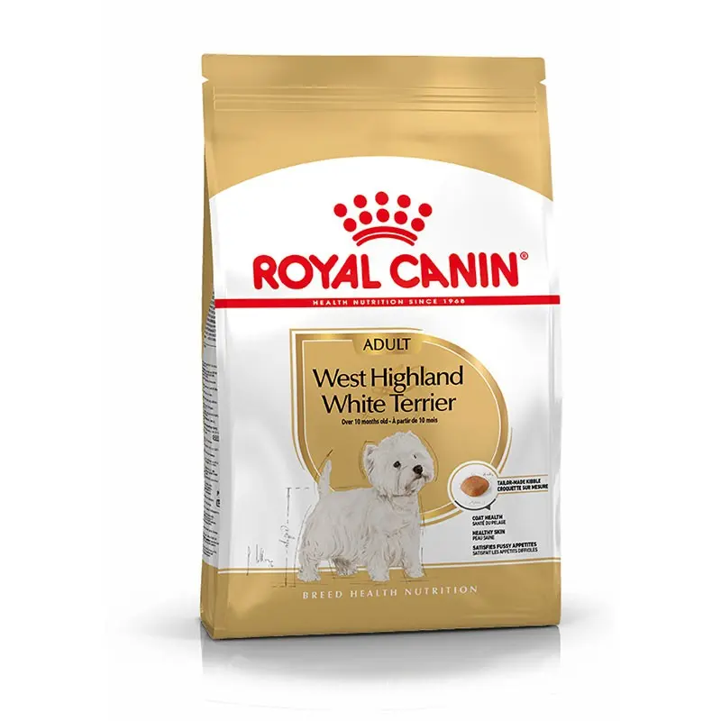 ROYAL CANIN West Highland White Terrier Adulto | Especial para el West Highland White Terrier adulto y maduro - A partir de los 10 meses de edad.