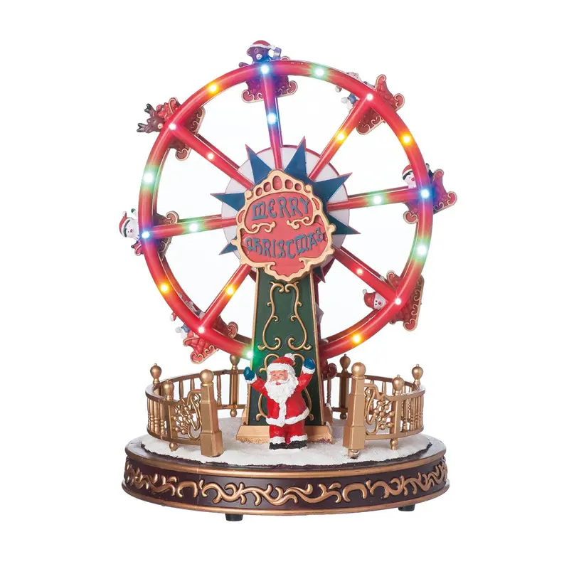 Ruota Panoramica con Babbo Natale - Giostra natalizia carillon
