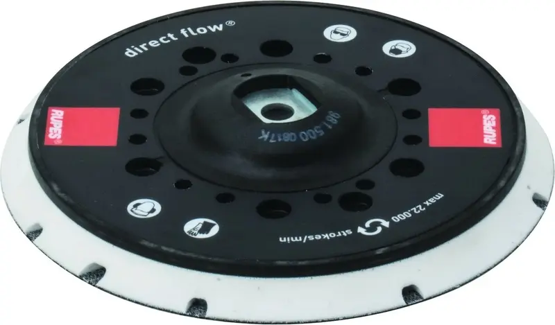 Rupes 150mm slim multihole direct flow schuurpad - m8