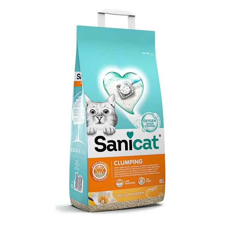 SANICAT BENTONITA AGLOMERANTE AROMA DUO 8L