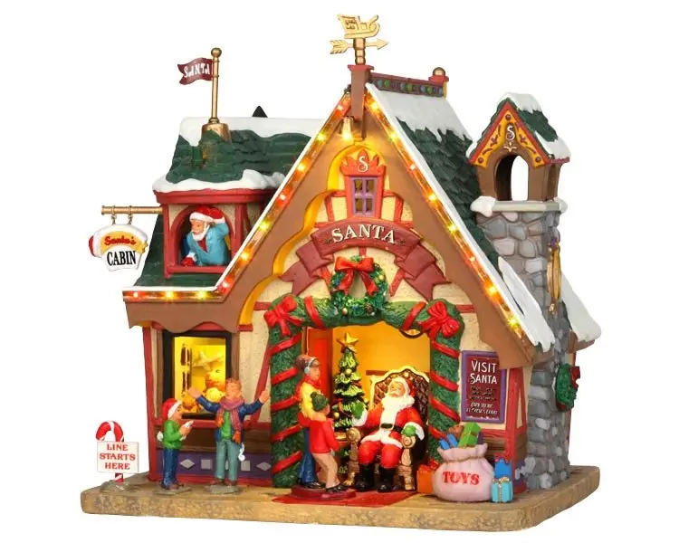 Santa's Cabin (cod.35554)-La Cabina di Babbo Natale Lemax