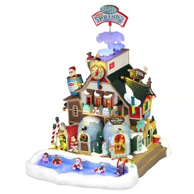 Santa's hot springs oasis (cod. 65522) - Giostre Lemax