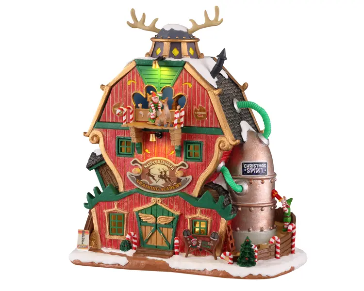 Santa's Reindeer Training Academy (cod. 15793) - Casetta Lemax