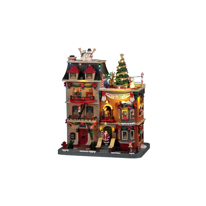 Santa's Rooftop Bash (cod. 25861) - Festa sul tetto Lemax