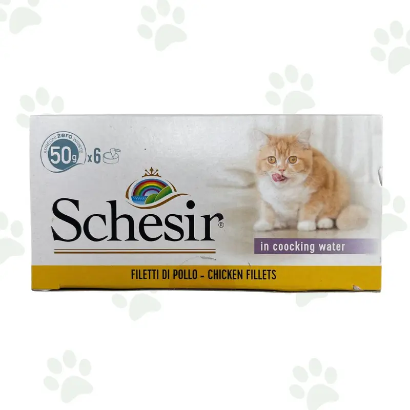 Schesir - Filetti di pollo in acqua di cottura multipack 6x50 g