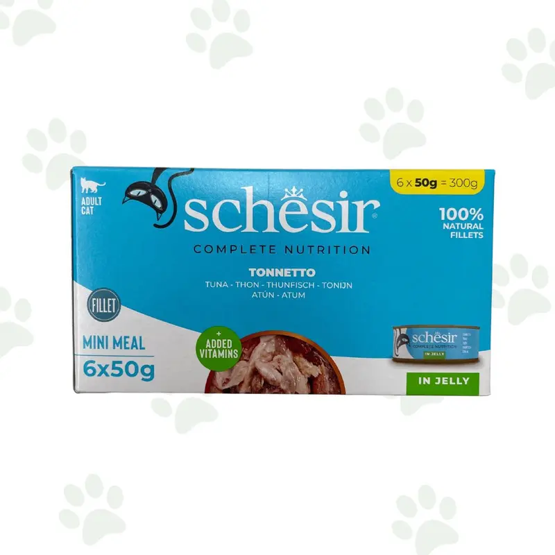 Schesir - Filetti di tonnetto in gelatina multipack 6x50 g