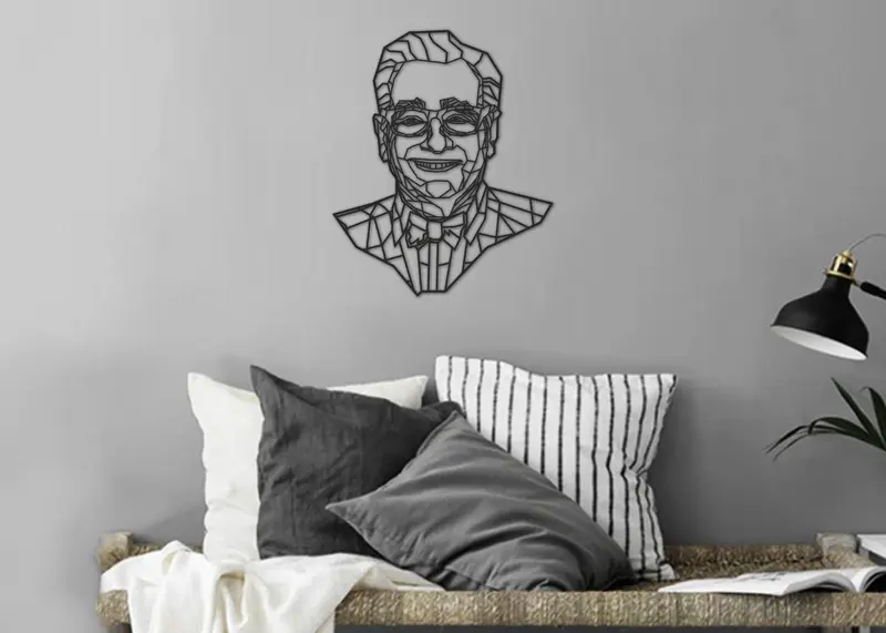 Scorsese | Figura geométrica | Decoración pared | Hecha en madera
