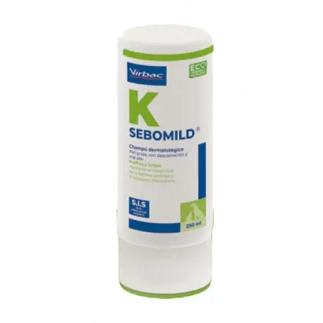 Sebomild Champú de Virbac – Cuidado Suave para Pieles Sensibles en Perros y Gatos – 250 ml