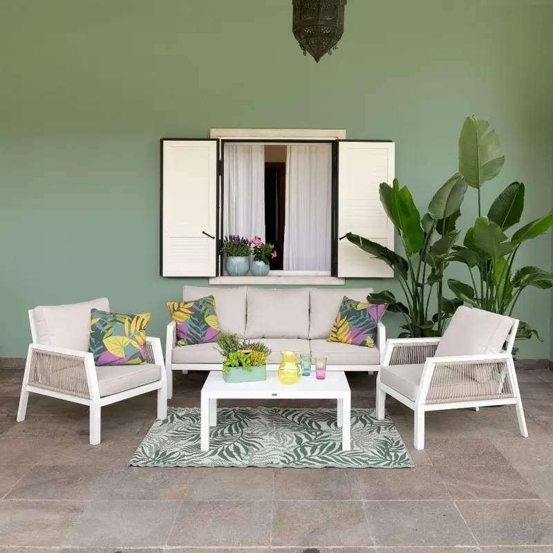Select - Salotto da giardino 5 posti e tavolino