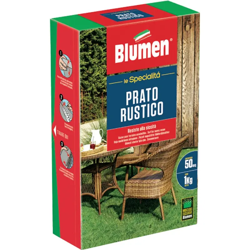 SEMI PRATO RUSTICO RESISTENTE 1 KG SENZA MANUTENZIONE
