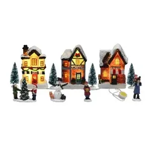Set 11 pz Villaggio Natalizio - Casette di Natale