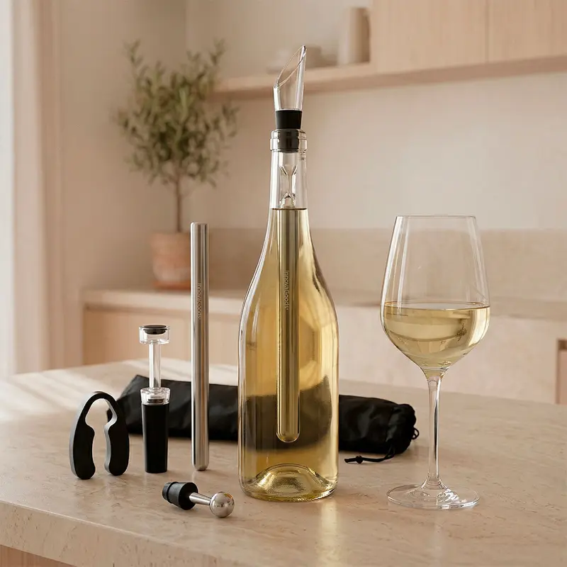Set of Wine Accessories Chillour InnovaGoods 7 Pieces