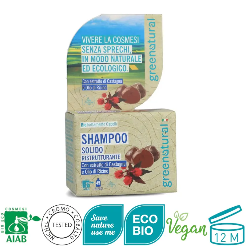 Shampoo Ristrutturante - Shampoo solido bio