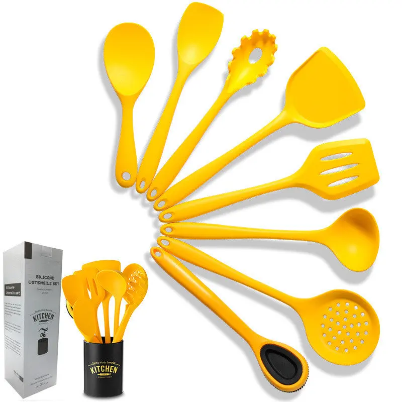 Silicone and Nylon Nonstick Kitchen Utensil Set