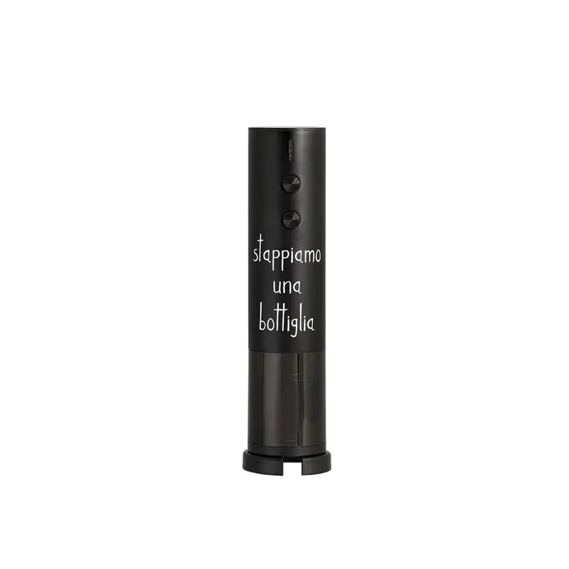 Simple Day - Apribottiglie elettrico nero con scritta