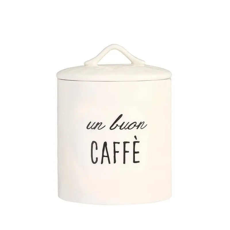 Simple Day - Barattolo in grès Ø12×17 cm per caffè o zucchero