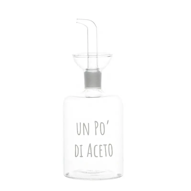 Simple Day – Bottiglia aceto 350 ml con scritta Un po’ di aceto