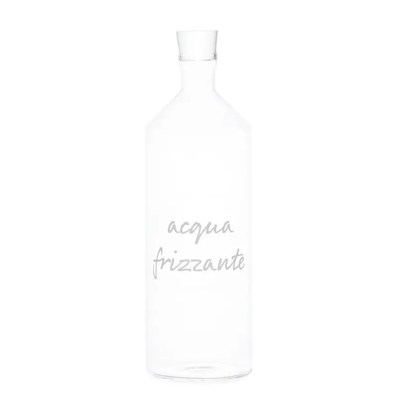 Simple Day - Bottiglia in vetro 1,4 L con decoro