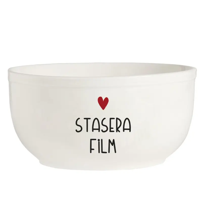 Simple Day - Insalatiera in grès Ø20 cm con decoro