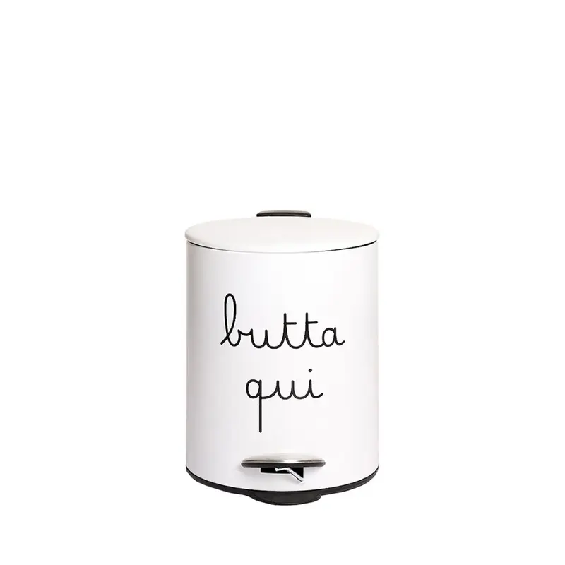 Simple Day - Pattumiera 5 L con scritta