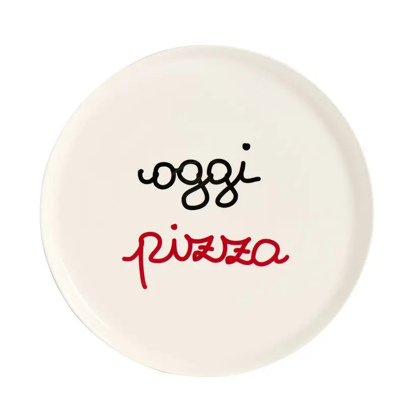 Simple Day – Piatto per pizza Ø31,5 cm con scritte