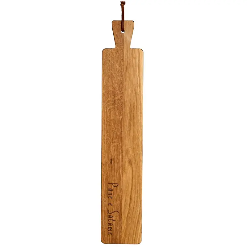 Simple Day -  Tagliere in legno 65cmx11cm con scritta Pane e Salame